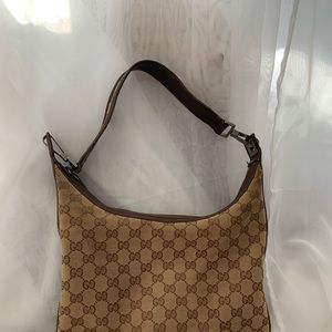 GUCCI Purse GG Brown VINTAGE